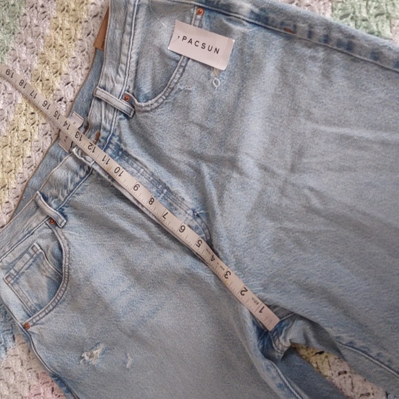 NWT Pacsun Size 30 Dad Jean High Rise Relaxed Straight Leg Button Fly Jeans - Picture 10 of 16